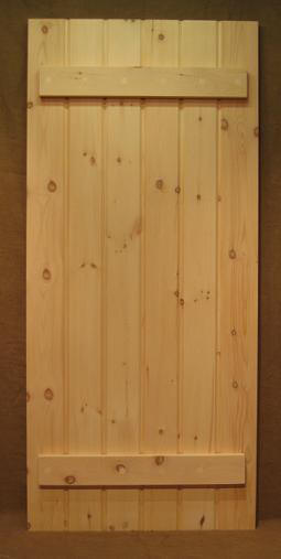 wood stockade door