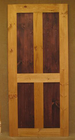 Four panel pine door