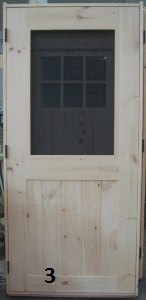 wood screen door 