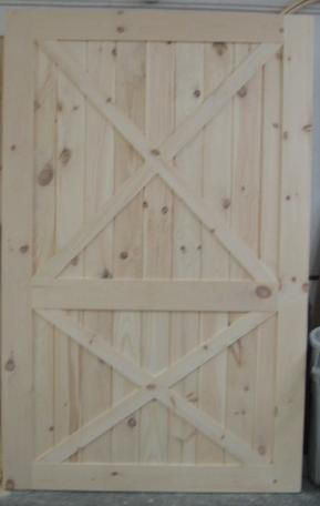 Rustic barn door