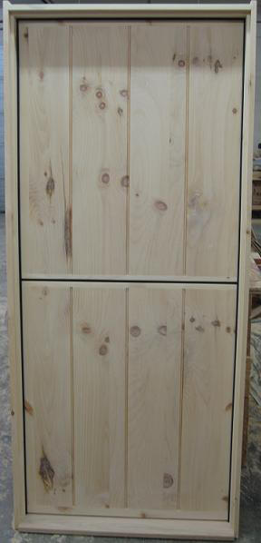 heavy 4 plank stockade dutch door