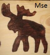 Moose carving