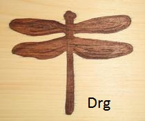 Dragonfly carving